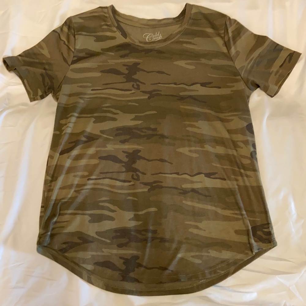 Camo Rounded Neck Tee